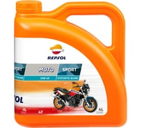 Масло моторное MOTO SMARTER SPORT 4T 10W40 4 л REPSOL 61015/R 61015R