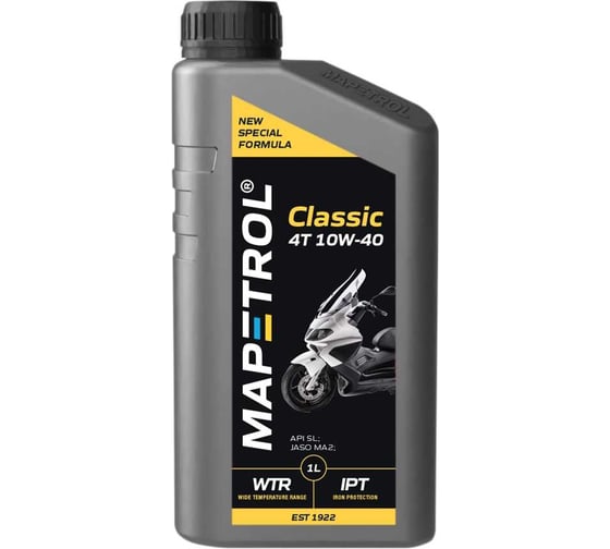 Моторное масло MAPETROL CLASSIC SCOOTER 4T 10W-40 1л MAP0290