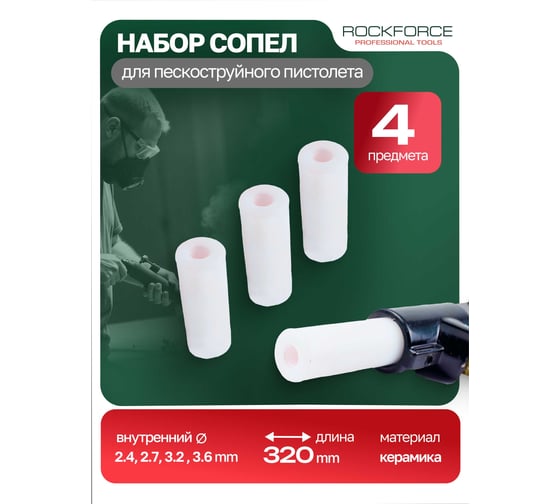 Сопла для пескоструйного пистолета SB Rockforce RF-SB-P(28670)