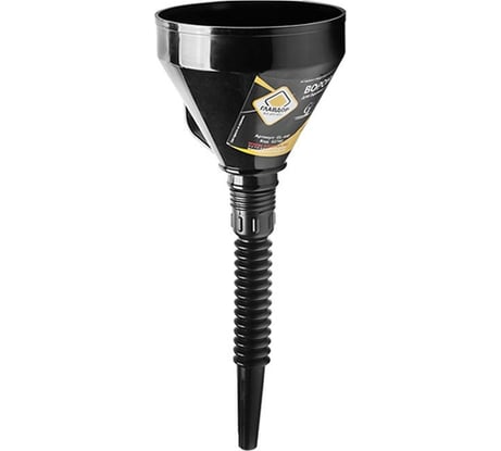 Воронка для бензина с сеткой и гофрой ГЛАВДОР Premium GL-440 разборная, черная 52790