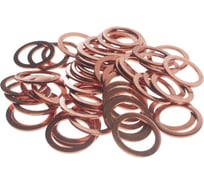 Набор медных шайб JTC размер: толщина 1.2, внутр. д. 16.4, наружн. д. 21.8 50 шт. 2016