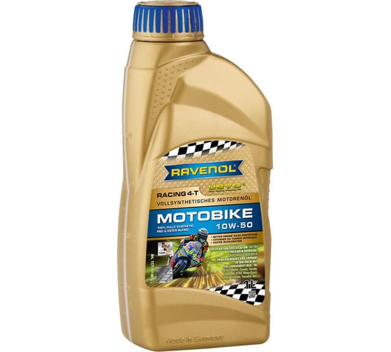 Моторное масло Racing 4-T Motobike SAE 10W-50 1 л RAVENOL 1171107-001-01-999 1