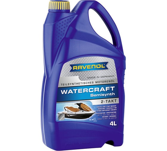 Моторное масло Watercraft Teilsynth 2-Takt 4 л RAVENOL 1152210-004-01-999 1