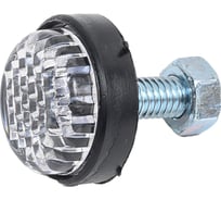 Декоративные болты для крепления номерного знака ГЛАВДОР GL-133 отражающие, белые 4 шт. 50546