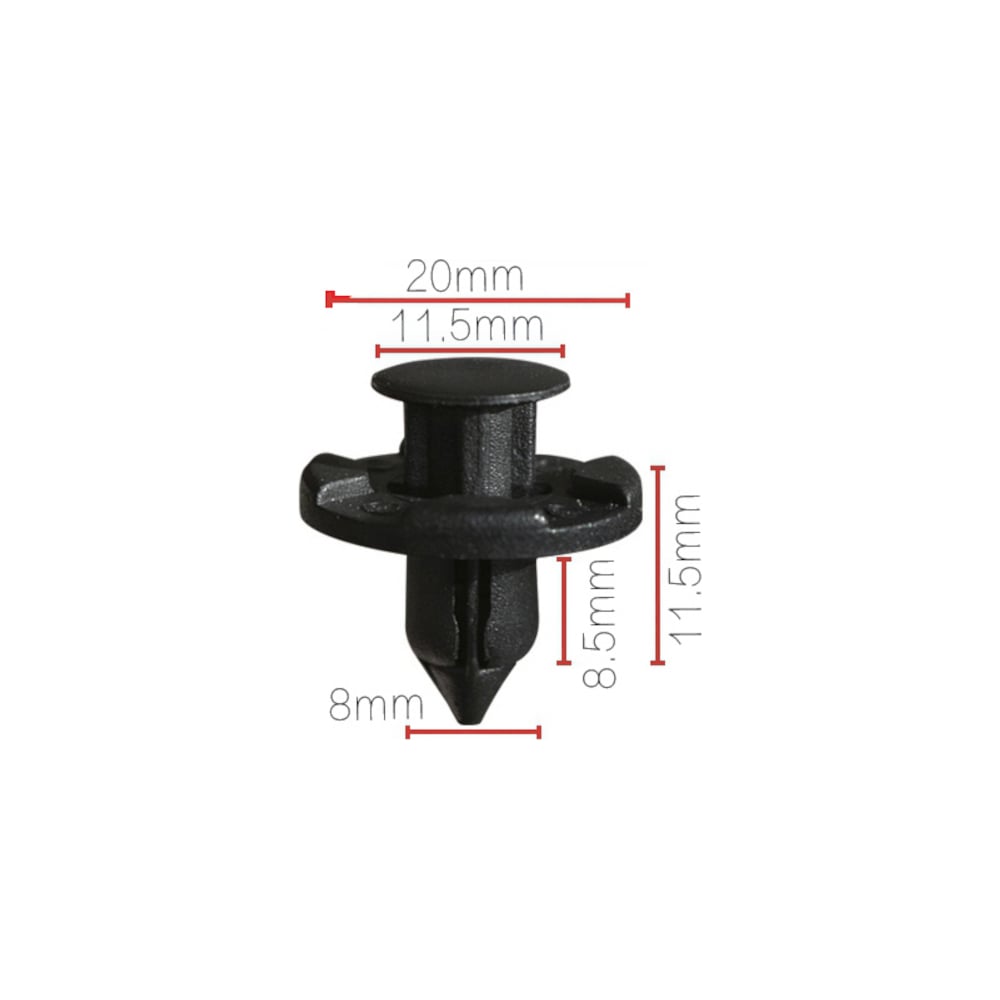 Клипса крепежная для а/м Nissan бампера 01553-09321, mr328954 10