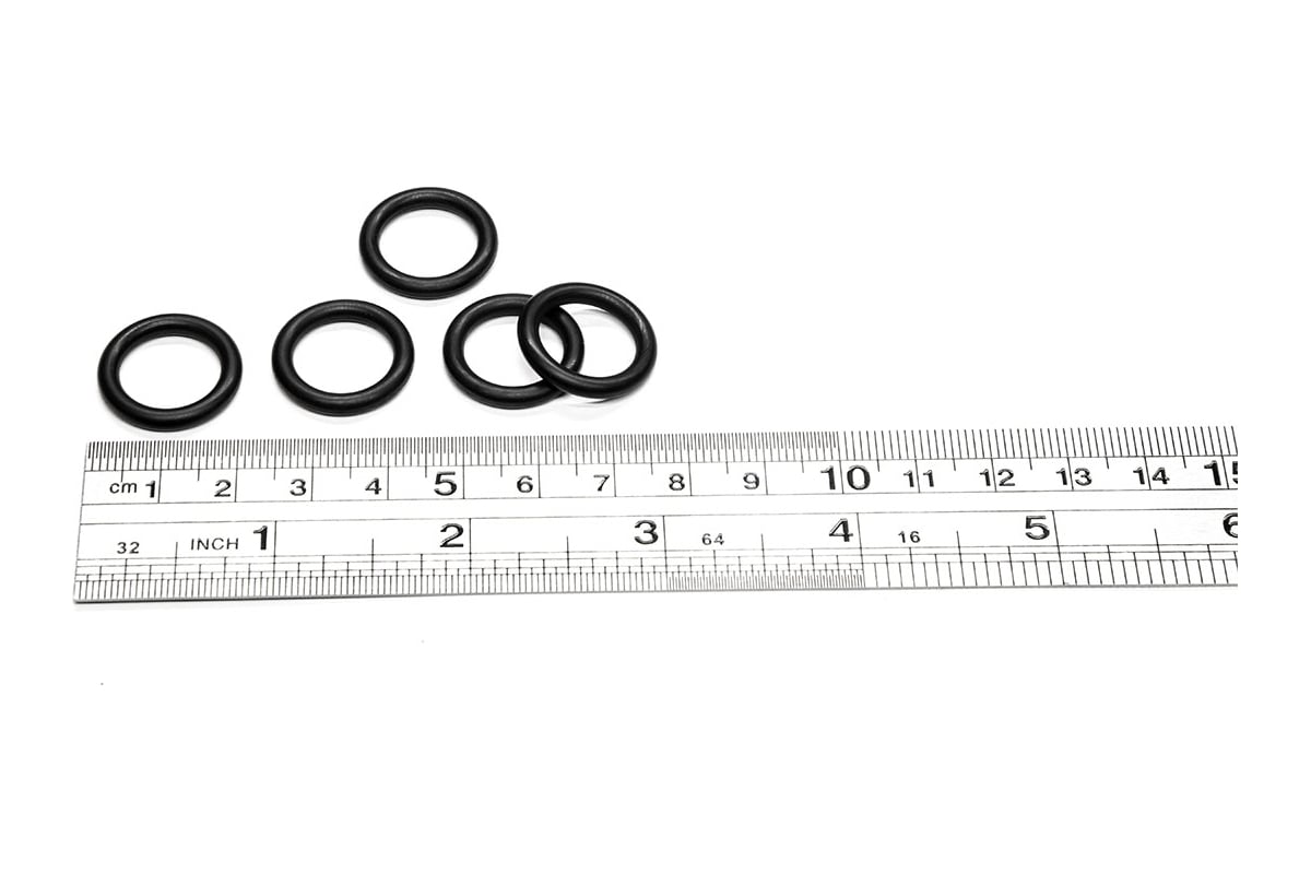 Кольцо резиновое O-ring 10 шт, 014-019-30 (013.6-3.0) NBR70 HIMPT 00 ...