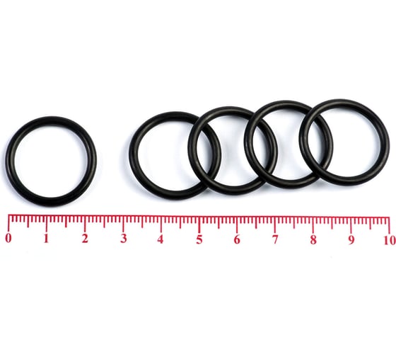 Кольцо резиновое O-ring 10 шт, 020-024-25 (019.5-2.5) NBR70 HIMPT 00-00018871 1