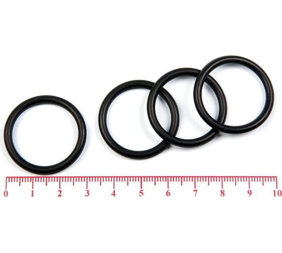 Кольцо резиновое O-ring 10 шт, 025-030-30 (024.4-3.1) NBR70 HIMPT 00-00018866 1