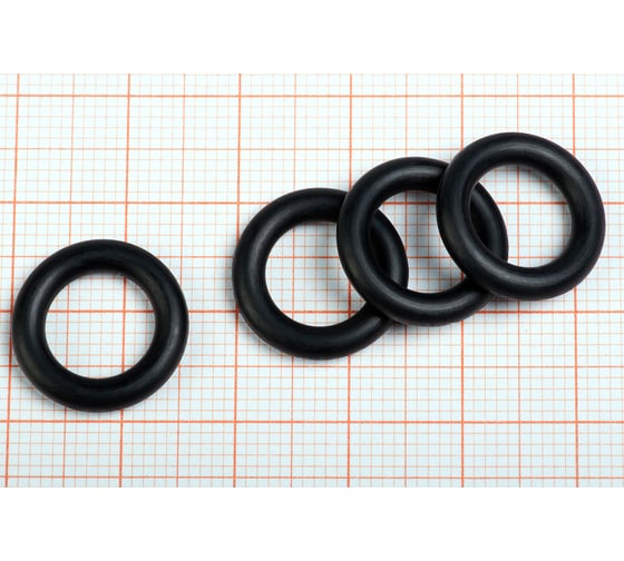 Кольцо резиновое O-ring 10 шт, 010-015-30 (009.7-3.0) NBR70 HIMPT 00-00018870 1