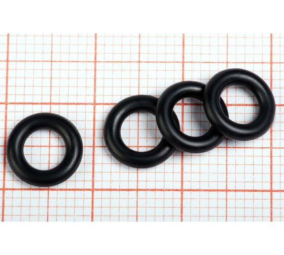 Кольцо резиновое O-ring 10 шт, 005-008-19 (004.8-1.9) NBR70 HIMPT 00-00018833