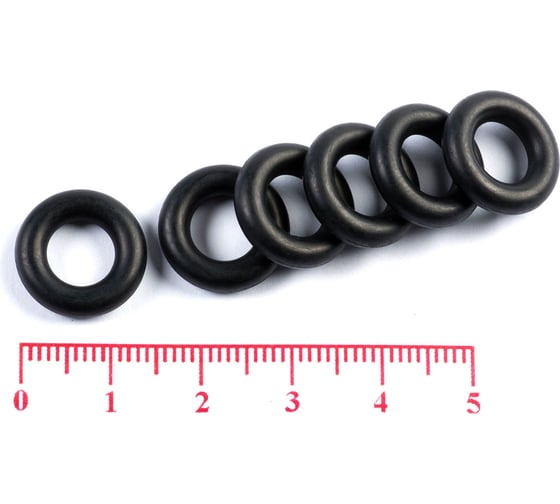 Кольцо резиновое O-ring 10 шт, 007.5-3.55 NBR70 HIMPT 00-00018927