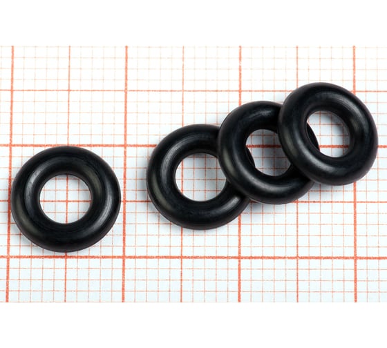 Кольцо резиновое O-ring 10 шт, 005-009-25 (004.5-2.5) NBR70 HIMPT 00-00018850 1