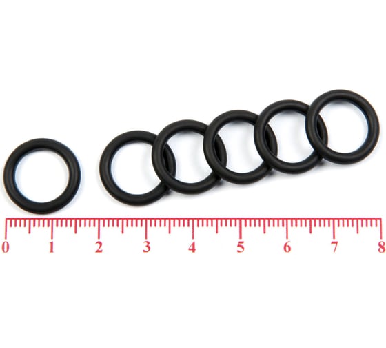 Кольцо резиновое O-ring 10 шт, 012.5-016.5-25 (012.0-2.5) NBR70 HIMPT 00-00018918 1