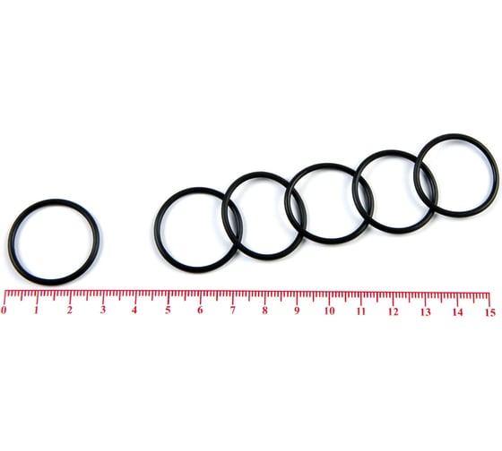 Кольцо резиновое O-ring 10 шт, 025-028-19 (024.2-1.9) NBR70 HIMPT 00-00018915 1