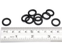 Кольцо резиновое O-ring 10 шт, 010-014-25 (009.5-2.5) NBR70 HIMPT 00-00018841
