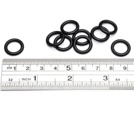 Кольцо резиновое O-ring 10 шт, 010-014-25 (009.5-2.5) NBR70 HIMPT 00-00018841