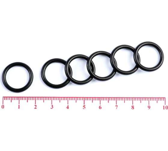 Кольцо резиновое O-ring 10 шт, 015-019-25 (014.5-2.5) NBR70 HIMPT 00-00018862 1