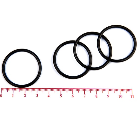 Кольцо резиновое O-ring 10 шт, 030-034-25 (029.0-2.5) NBR70 HIMPT 00-00018883 1