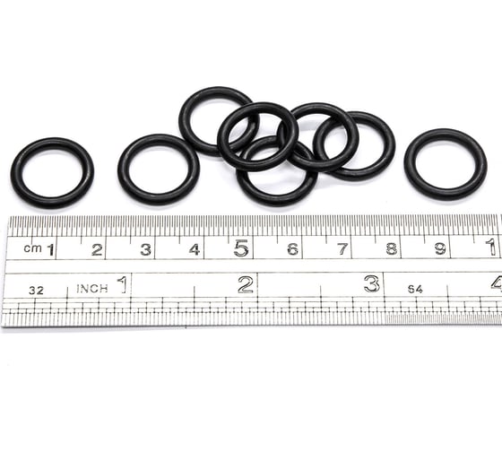 Кольцо резиновое O-ring 10 шт, 013-017-25 (012.5-2.5) NBR70 HIMPT 00-00018880 1