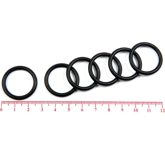Кольцо резиновое O-ring 10 шт, 021-026-30 (020.5-3.0) NBR70 HIMPT 00-00018885 1