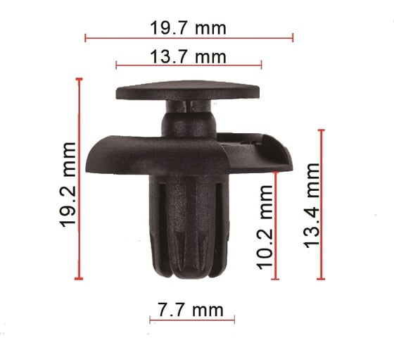 Крепеж 50 шт AVERS 91501S04003-50 1