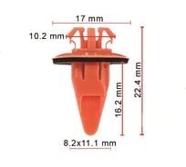 Клипса 10 шт AVERS 7539735010-10