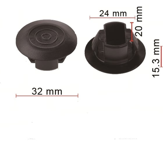 Клипса 10 шт AVERS 7692447020-10