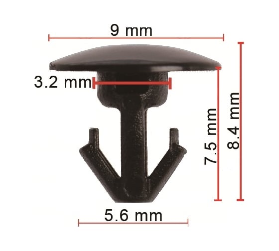 Клипса 10 шт AVERS 8085089922-10 1