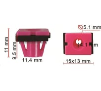 Клипса 10 шт AVERS 87756-2J000-10