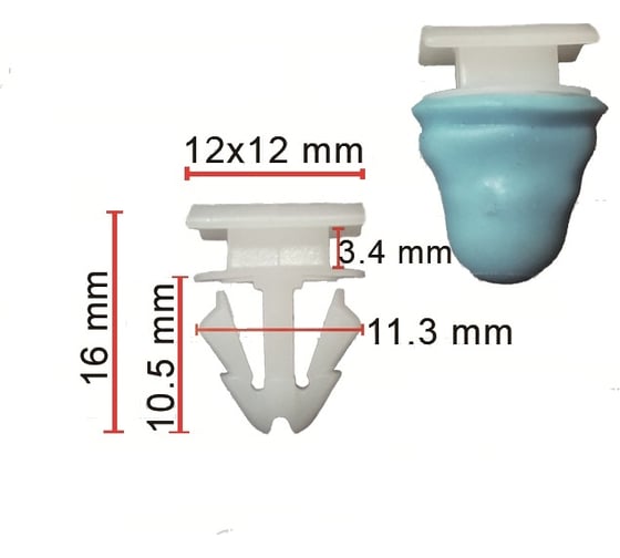 Клипса 10 шт AVERS 8R0853909A-10 1
