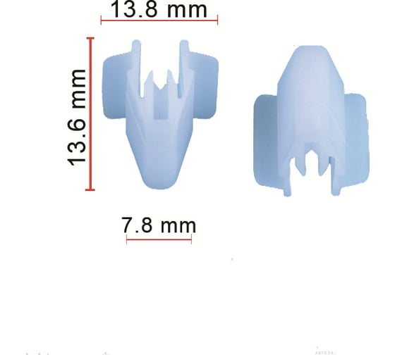 Клипса 10 шт AVERS 9046709204-10 1