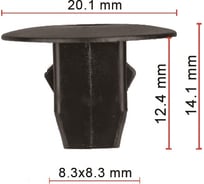 Клипса 10 шт AVERS 90682SEA003-10