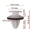 Клипса 10 шт AVERS KD5151W24-10 1