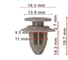 Клипса 50 шт AVERS KD5351W24-50 1