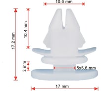 Крепеж 10 шт AVERS 30784514-10