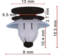 Крепеж 50 шт AVERS 30653441-50