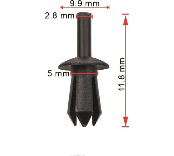 Крепеж 10 шт AVERS 51161881149-10