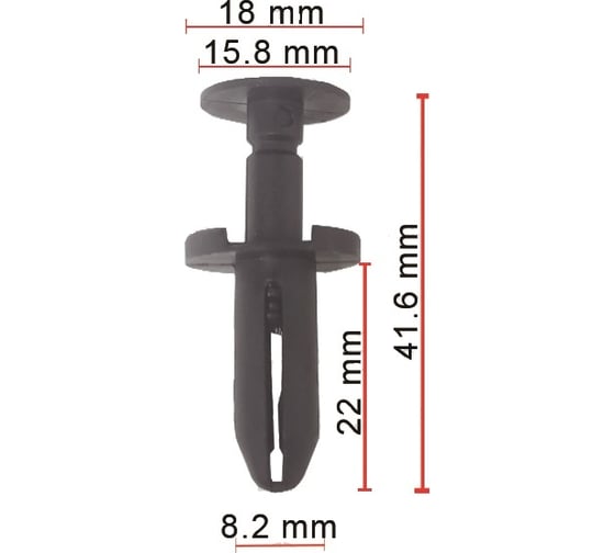 Крепеж 10 шт AVERS 6504521-10 1