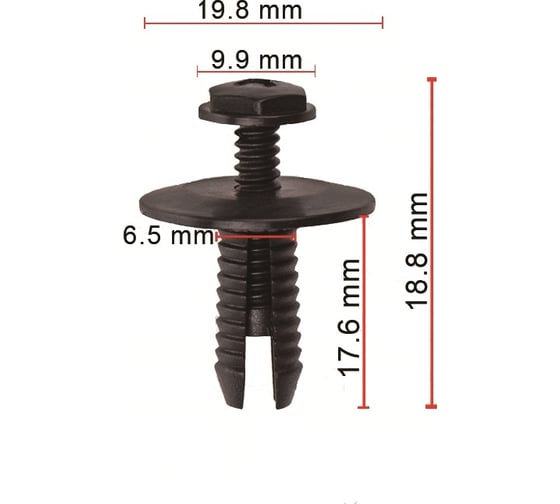 Крепеж 10 шт AVERS 51718259788-10