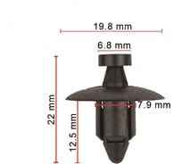 Клипса 50 шт AVERS 3541113-50