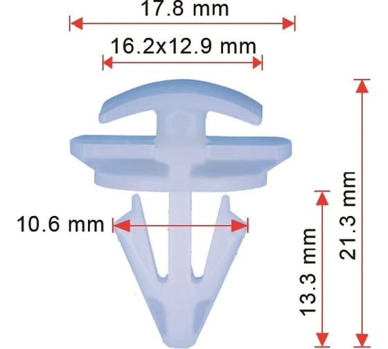 Клипса 10 шт AVERS 3C0853585-10 1
