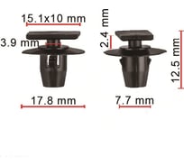 Клипса подкрылка 10 шт AVERS 76882EG01A-10