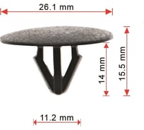 Крепеж 10 шт AVERS 81126-37010-10