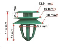 Крепеж 10 шт AVERS 82315-2W000-10