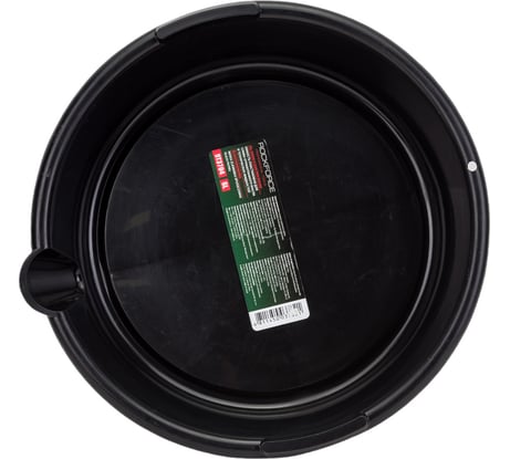 Емкость пластиковая круглая для слива отраб масла и технических жидкостей 6л ROCKFORCE RF-9T3704(26632)