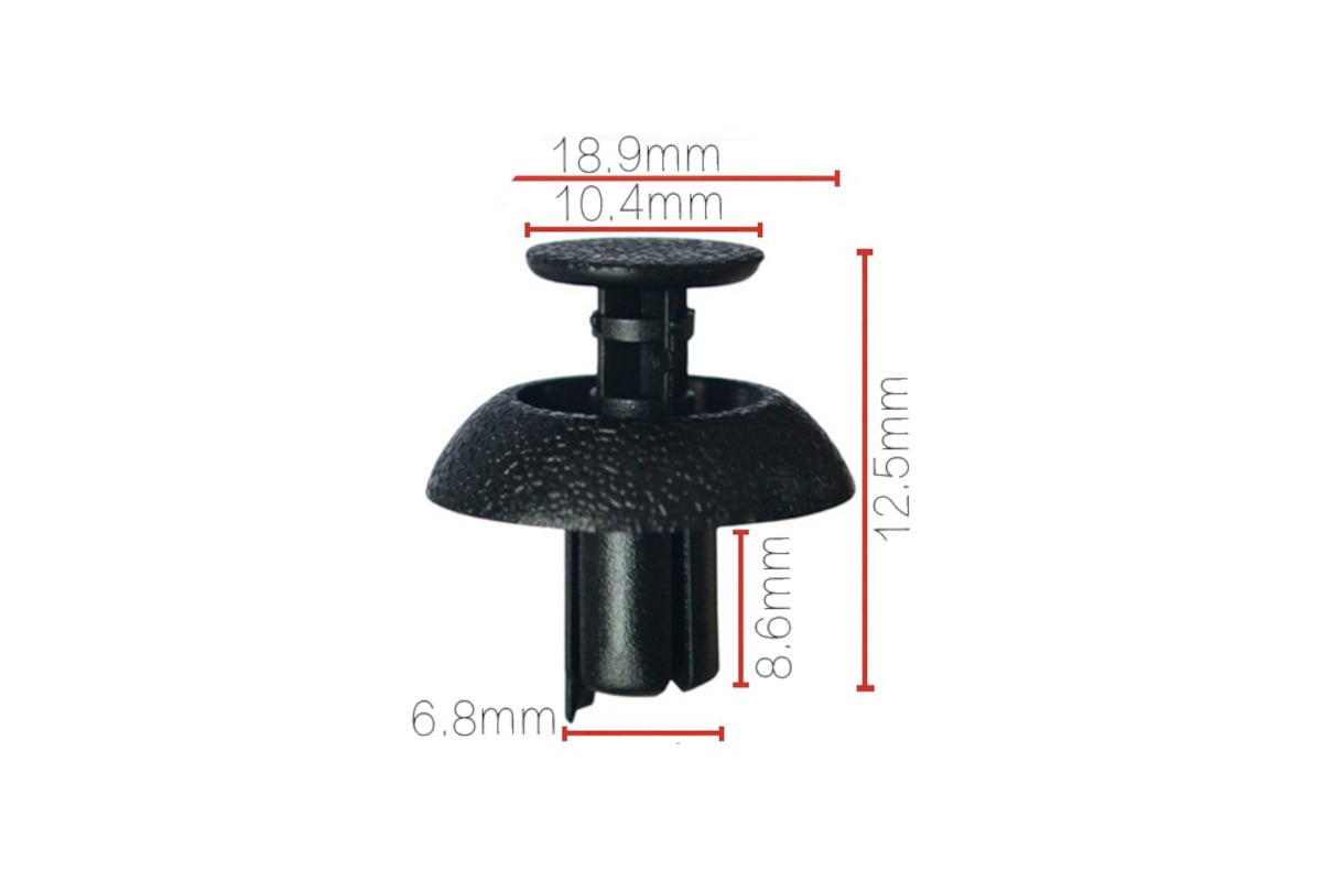 Клипса крепежная для а/м Toyota бампера 90467-07211 10 шт Nord-Yada ...