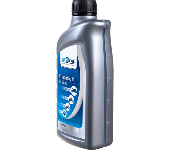 Масло Superbike 4T, SAE 10W40, API  SM, 1л GT OIL 8809059407820