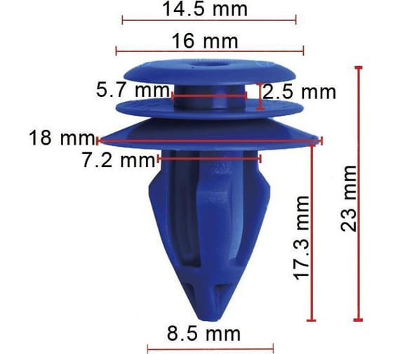 Крепеж Avers 10 шт. LR027255-10 1