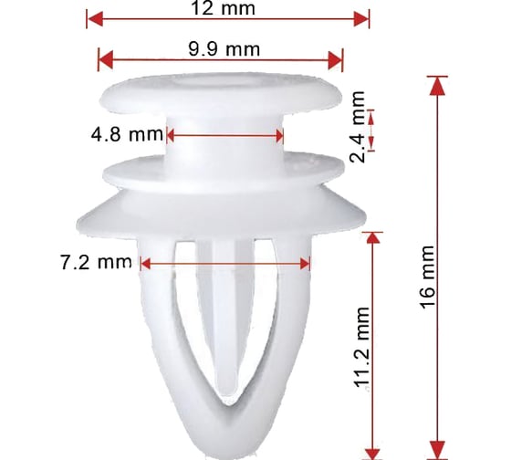 Крепеж Avers 10 шт. 90560163-10 1