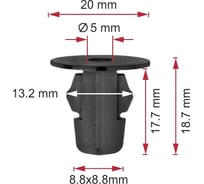 Пистон локера Avers 10 шт. 9018906065-10